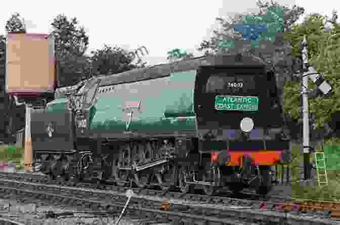 A Battle Of Britain Locomotive In Majestic Blue Livery, Steaming Majestically Through The English Countryside. Oliver Bulleid S Locomotives: Their Design Development (Locomotive Portfolio)