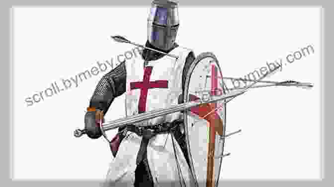 A Group Of Enigmatic Knights Templar, Their Faces Hidden Behind White Mantles, Their Swords Drawn. Bloodline Of The Holy Grail: The Hidden Lineage Of Jesus Revealed