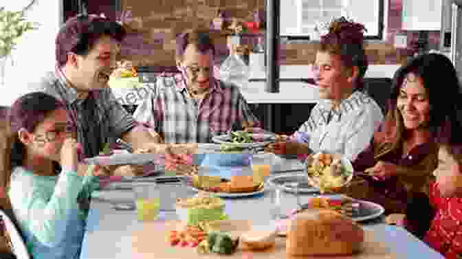 A Happy Family Gathered Around The Dinner Table, Engaged In A Lively Conversation 33 Family Conversations About The World