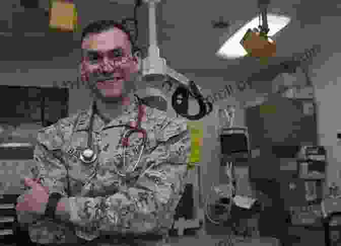 A Navy Doctor In Uniform Smiles And Waves. This Navy Doctor Came Ashore