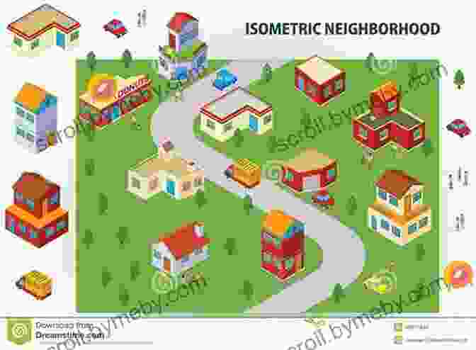 A Neighborhood Map With Colorful Illustrations My First 100 Neighborhood Words (Daniel Tiger S Neighborhood)