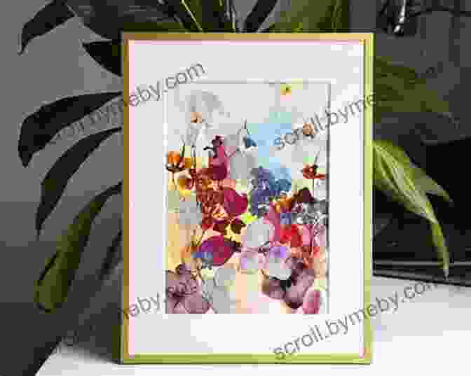 A Photo Of A Framed Watercolor Painting Of A Flower Illustration Studio: Inking Florals: A Step By Step Guide To Creating Dynamic Modern Florals In Ink And Watercolor