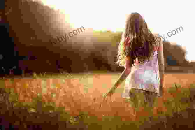 A Photograph Of A Woman Standing In A Field, Her Back To The Camera, Facing The Setting Sun. The Stocking Cynthianna