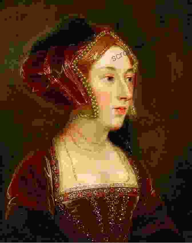 A Portrait Of Anne Boleyn, Depicting Her As A Young Woman With Dark Hair And Eyes, Wearing A Black Dress And A Pearl Necklace The Real Anne Boleyn (History Uncut)