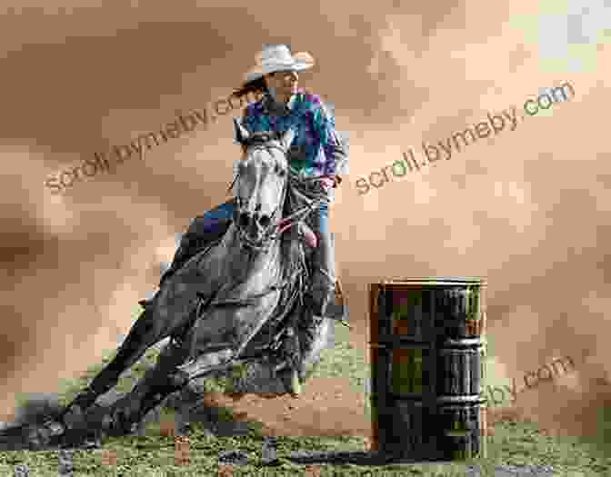 A Rider And Horse Competing In A Barrel Race An To Barrel Racing