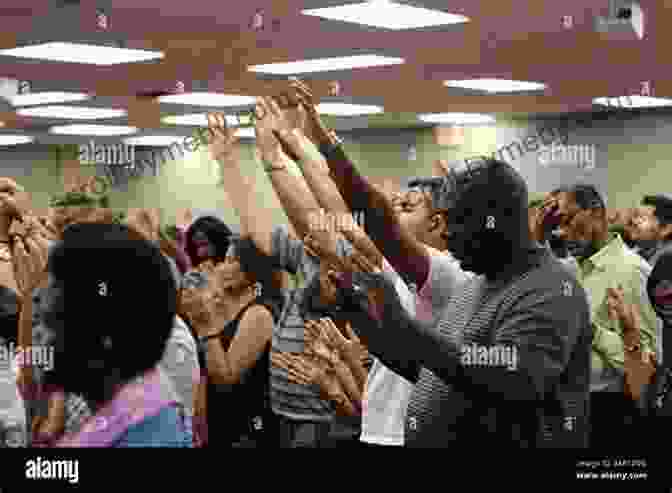 A Vibrant Pentecostal Congregation Engaged In Fervent Worship, With Hands Raised In Praise William Seymour A Biography: The Story Of An African American Leader Who Launched The Azusa Street Revival And The Pentecostal Movement