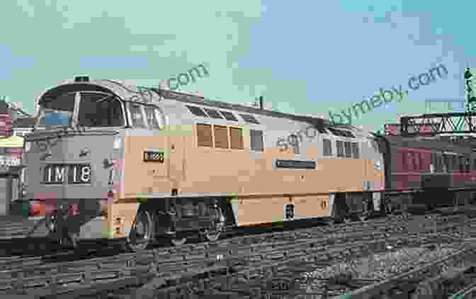 A Western Enterprise Diesel Locomotive In Vibrant Green Livery, Hauling A Long Train Of Freight Cars. Oliver Bulleid S Locomotives: Their Design Development (Locomotive Portfolio)