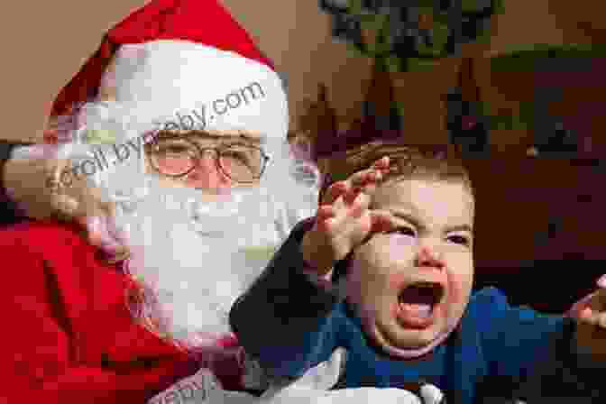 A Young Boy Looks Up At Santa Claus With A Look Of Disbelief On His Face. Becoming Santa: Mom Today At The Christmas Party Tommy Said Santa Isn T Real