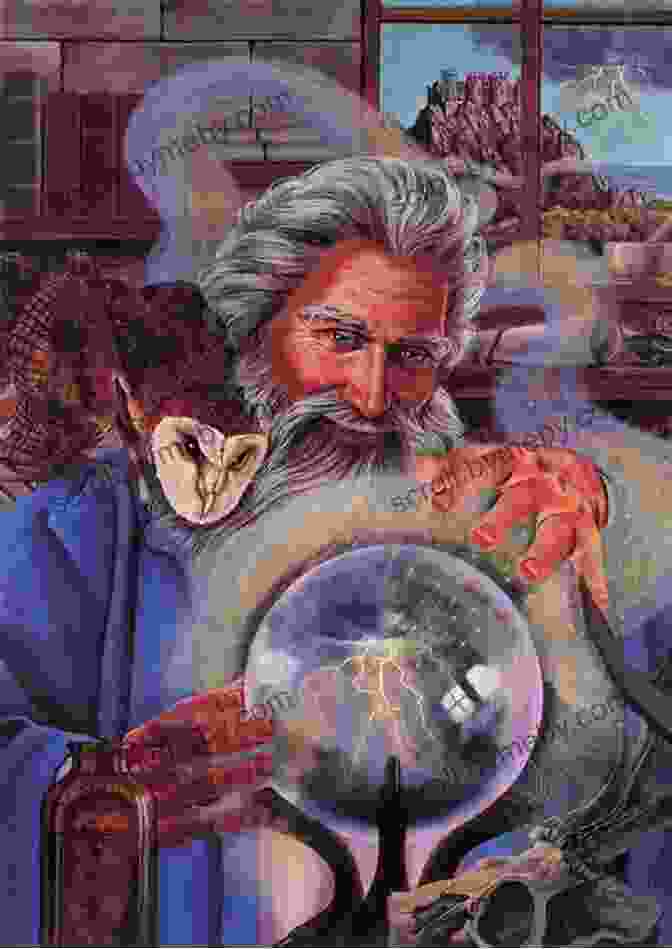 A Young Merlin, Gazing Into A Crystal Ball, Surrounded By Magical Artifacts. Bitter Legacy (The Young Merlin 4)