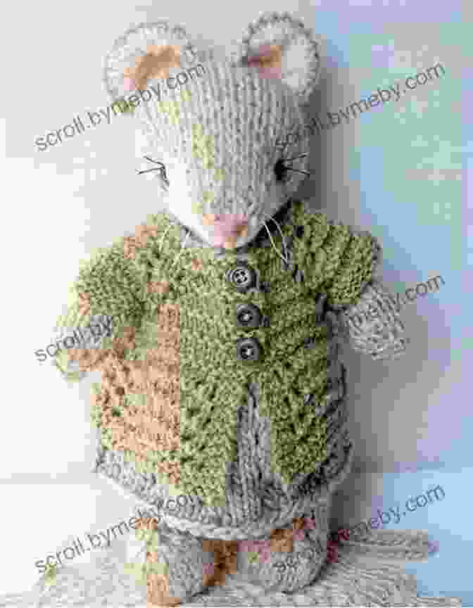 An Adorable Knitted Ssk Little Cutie Plush, With Big, Round Eyes And A Sweet Smile. SSK Little Cutie Knitting Pattern