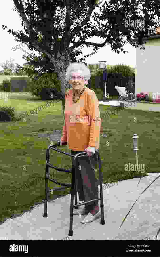 An Elderly Person With A Walker Stands In The Doorway Of Their Home, Struggling To Step Outside. Wilderness Survival Made Easier For Me: Being Elderly No Real Experience Disabled And Overweight