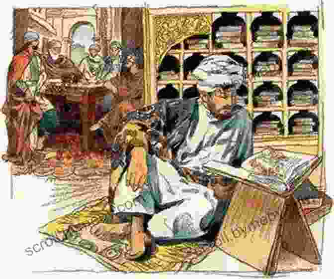 An Illustration Of The Vast Library Of The House Of Wisdom, Filled With Countless Scrolls And Manuscripts. The House Of Wisdom: How Arabic Science Saved Ancient Knowledge And Gave Us The Renaissance