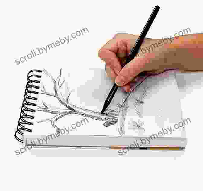 An Image Of A Sketchpad And Pencils, Emphasizing The Importance Of Design And Inspiration In Relief Carving. The Simple Woodcarving For Beginners: Simple Techniques For Relief Carving Easy Step By Step Beginner Friendly Projects And Patterns With Photographs