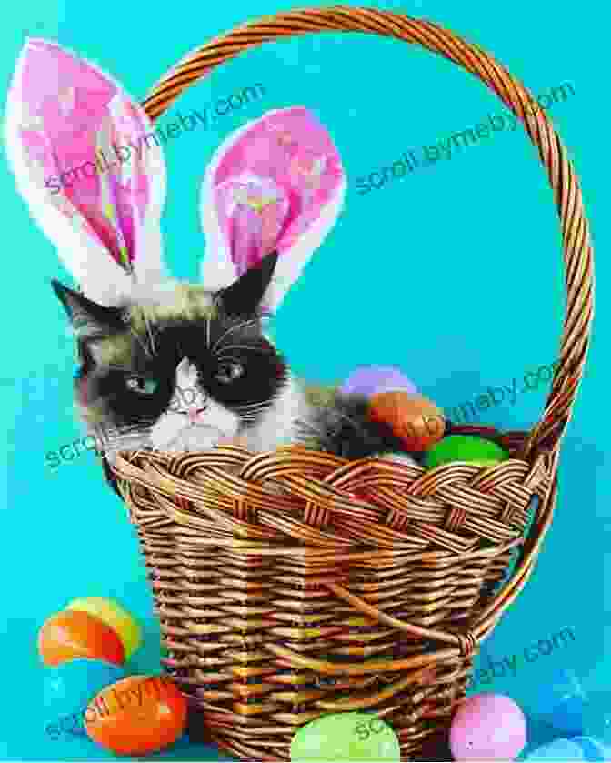 Grumpy Cat Celebrating Easter With A Grumpy Expression While Wearing Bunny Ears A Grumpy Easter (Grumpy Cat) (Pictureback(R))