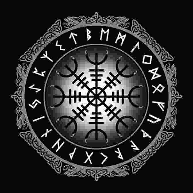 Helm Of Awe Runic Symbol Helm Of Awe Runic Symbol Of Protection Counted Cross Stitch Pattern