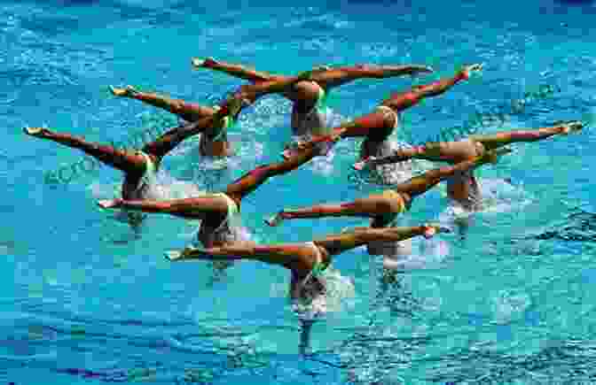 Image Of A Synchronized Swimming Performance, Showcasing The Blend Of Music And Athleticism The Nft Revolution 2024: 2 In 1 Basic Guide For Beginners + Music Sport Edition Create Buy Sell And Make A Profit With Non Fungible Tokens