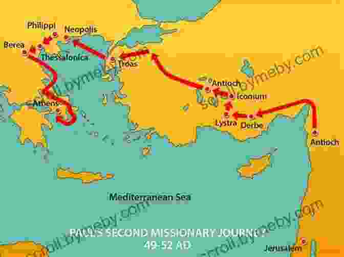 Map Of Paul's Journey From Ephesus To Athens A Guide To Biblical Sites In Greece And Turkey