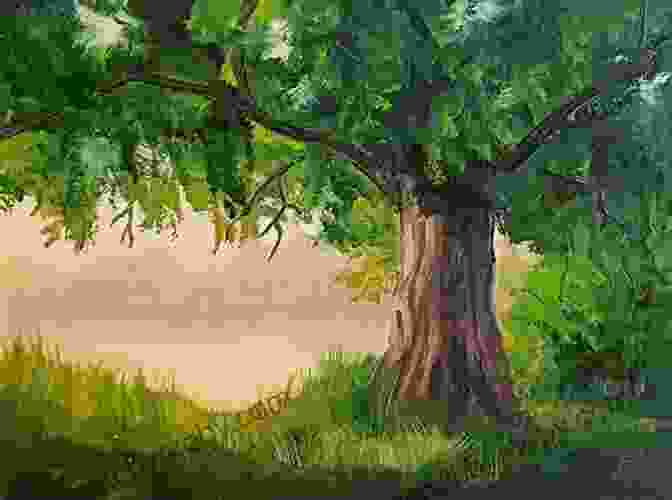 Oil Painting Of A Tree Drawing Painting Trees In The Landscape