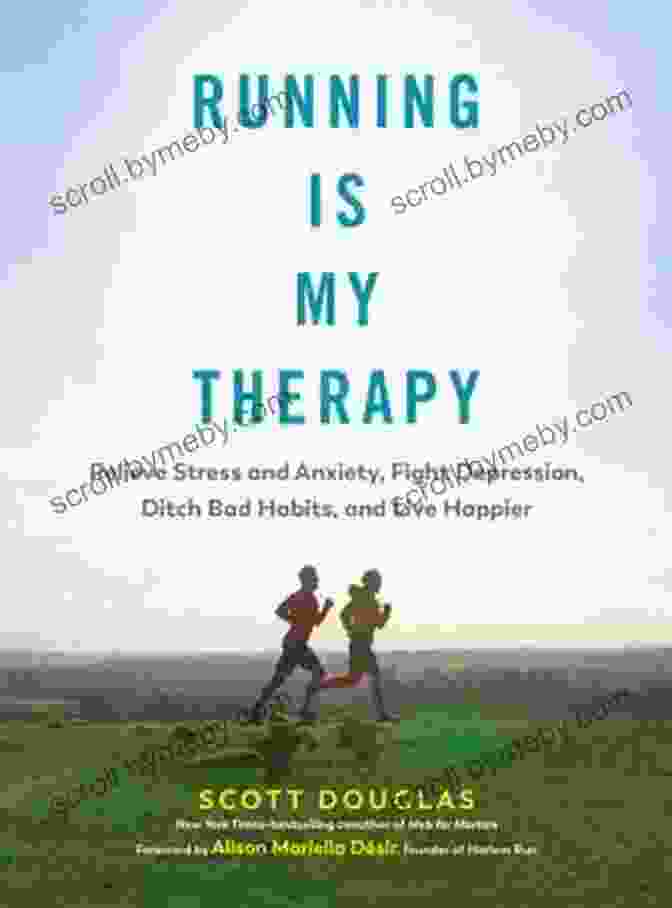 Relieve Stress And Anxiety Fight Depression And Live Happier Book Cover Running Is My Therapy: Relieve Stress And Anxiety Fight Depression And Live Happier