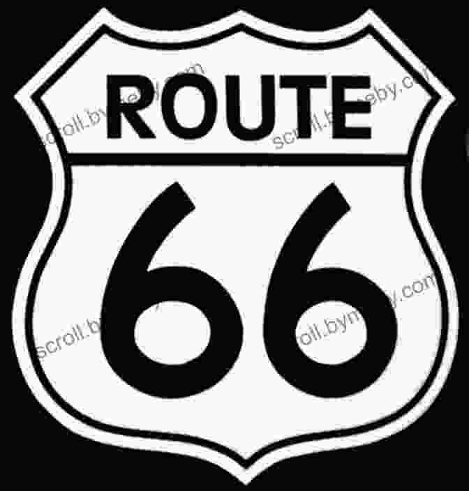 Route 66 Sign With A Cursive Script Font The Zeon Files: Art And Design Of Historic Route 66 Signs