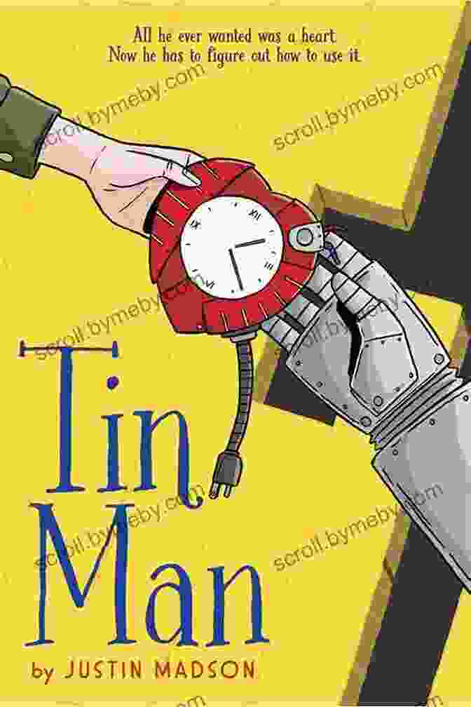 The Tin Man Book Cover, A Captivating Image Of A Man With A Tin Heart, Standing Amidst A Vibrant Cityscape. The Tin Man (Patrick McLanahan 7)