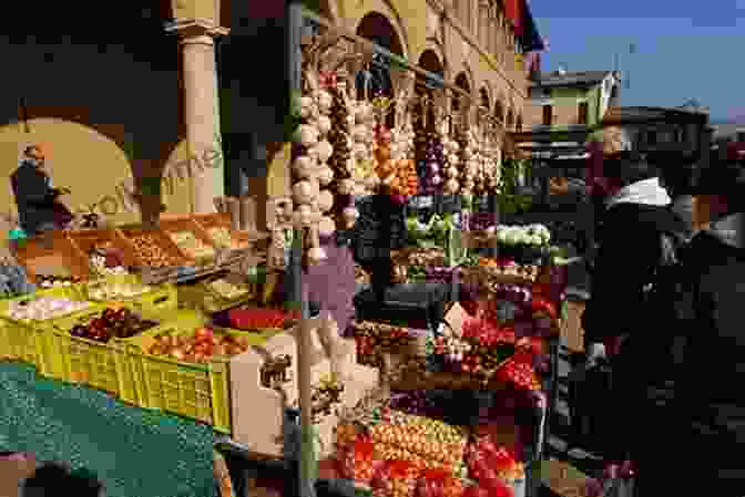 Vibrant Market Scene In Umbria The Dog Who Ate The Truffle: A Memoir Of Stories And Recipes From Umbria