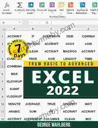 Excel 2024: From Basic To Advanced The Most Exhaustive Guide To Become A Pro In Less Than 7 Days And Master All The Functions Formulas Includes Practical Examples And Step By Step Instructions