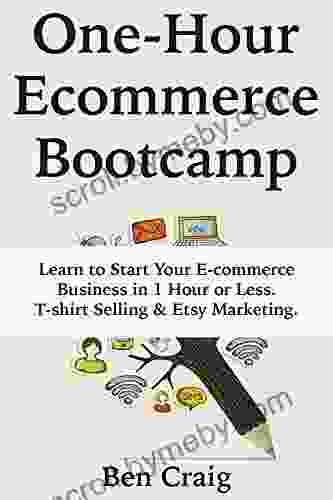 One Hour E commerce Blueprint: Learn to Start Your E commerce Business in 1 Hour or Less T shirt Selling Etsy Marketing