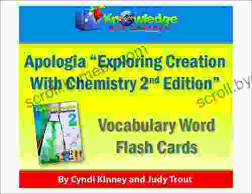 Apologia Vocabulary Word Flash Cards Exploring Creation with Chemistry 2nd Edition